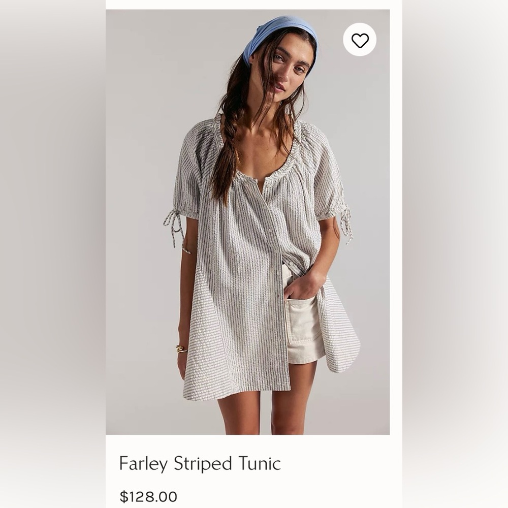 Free People Farley Striped tunic Dress - Picture 12 of 16